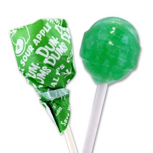 Dum-Dum Pops Party Bag - Sour Apple (75st) Coopers Candy
