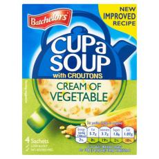 Batchelors Cup A Soup w. Croutons Cream Of Vegetable 120g Coopers Candy