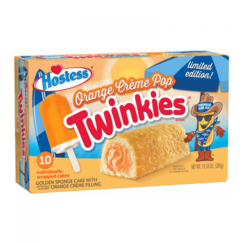Hostess Orange Creme Pop Twinkies LTD Ed 10-Pack Coopers Candy