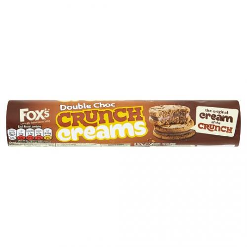 Foxs Double Choc Crunch Creams 230g Coopers Candy