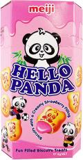 Meiji Hello Panda Creamy Strawberry Filling 50g Coopers Candy