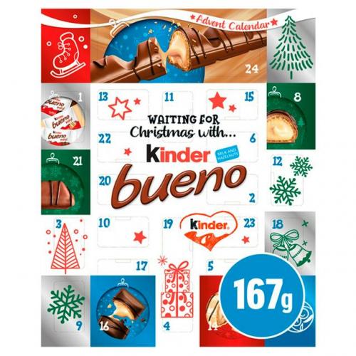 Kinder Bueno Advent Calendar 167g Coopers Candy