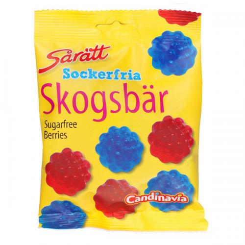 Srtt Sockerfria Skogsbr 80g Coopers Candy