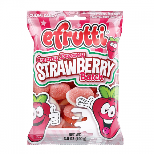 eFrutti Creamy Dreamy Strawberries 100g Coopers Candy