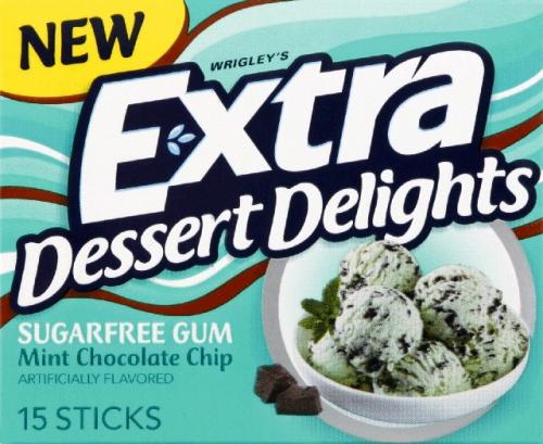 Wrigleys Extra Dessert Delight Mint Choc Chip Coopers Candy