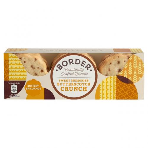 Border Butterscotch Crunch Cookies 135g Coopers Candy