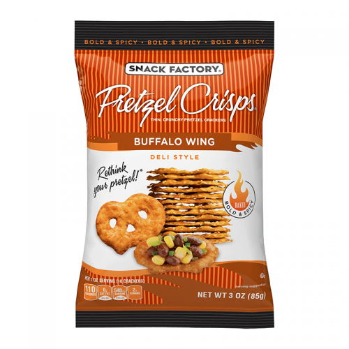 Snack Factory Pretzel Crisps Buffalo Wing 85g Coopers Candy