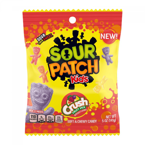 Sour Patch Kids Crush Fruit Mix 141g Coopers Candy