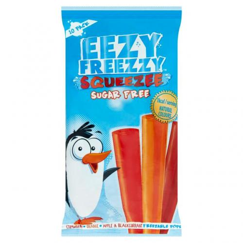 Eezy Freezzy Squeezee Sugar Free 10 x 50ml Coopers Candy