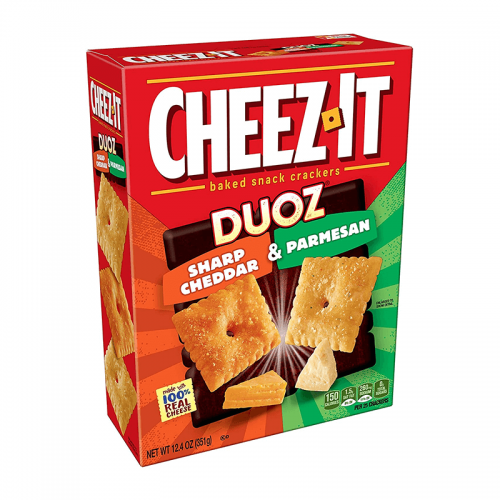 Cheez-It Duoz Sharp Cheddar & Parmesan 351g Coopers Candy