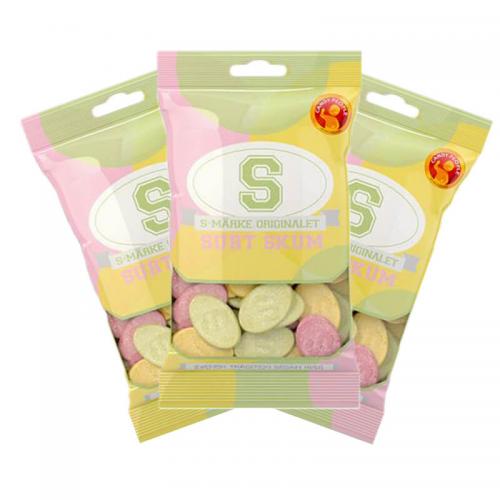S-Mrke Surt Skum 70g x 3st Coopers Candy