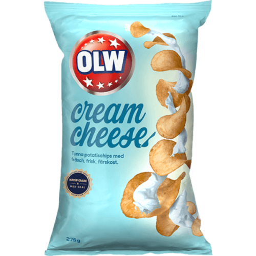 OLW Cream Cheese Chips 175g Coopers Candy