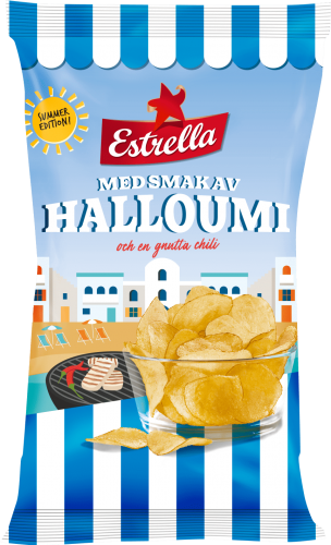 Estrella Chips Halloumi med chili 175g Coopers Candy