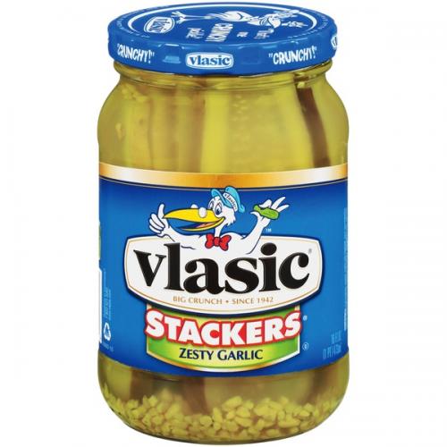 Vlasic Stackers Zesty Garlic 473ml Coopers Candy