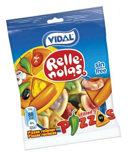 Vidal Jelly Filled Pizzas 100g Coopers Candy