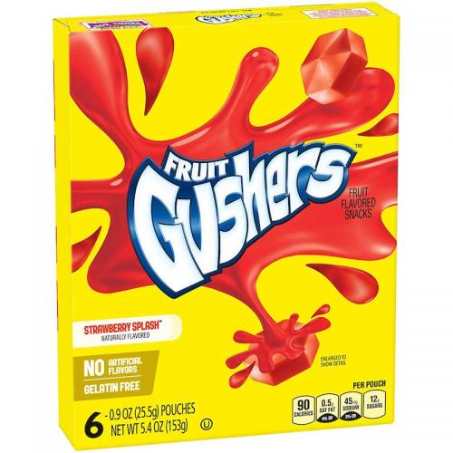 Fruit Gushers Strawberry Splash 136g Coopers Candy