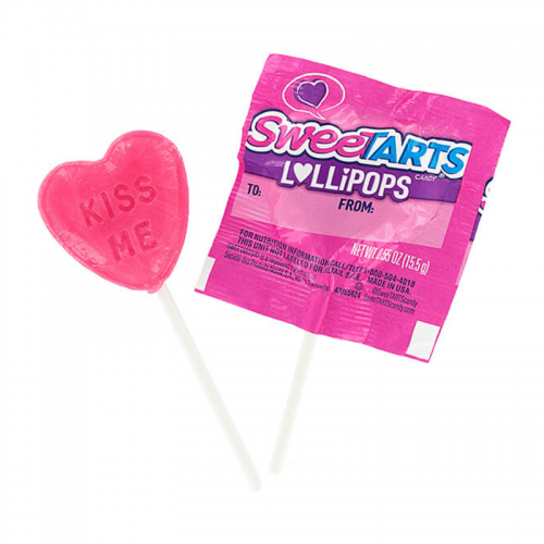 SweeTarts Valentines Lollipops 510g Coopers Candy
