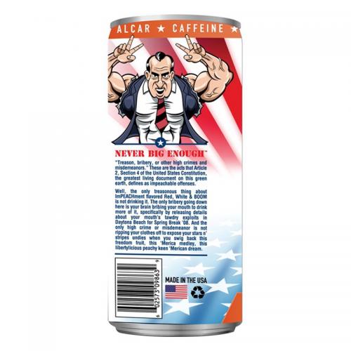 Merica Energy Red White & Boom - ImPEACHment 480ml Coopers Candy