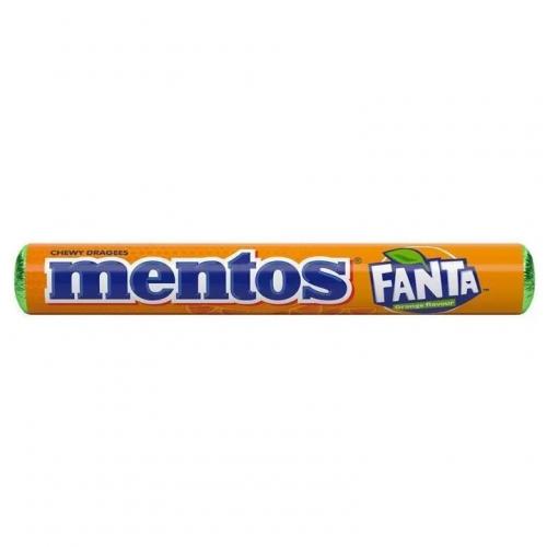 Mentos Rulle Fanta Orange 37.5g Coopers Candy