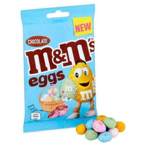 M&Ms Milk Chocolate Eggs 80g Coopers Candy