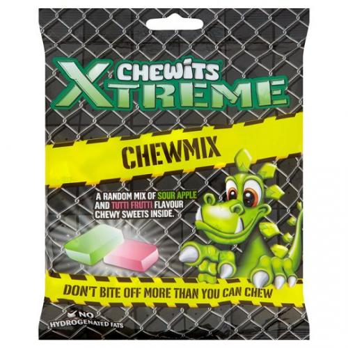 Chewits Xtreme Chewmix 125g Coopers Candy
