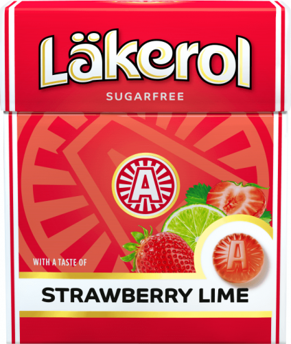 Lkerol Strawberry & Lime 25g Coopers Candy