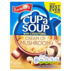 Batchelors Cup A Soup w. Croutons Cream Of Mushroom 99g Coopers Candy
