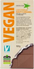 Green Star Vegan Ljus Choklad Salty Caramel 100g Coopers Candy