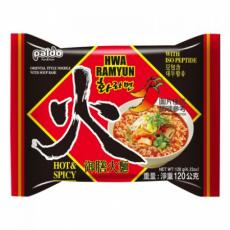 Paldo HWA Ramen Noodles Hot & Spicy 120g (BF: 2024-03-04) Coopers Candy