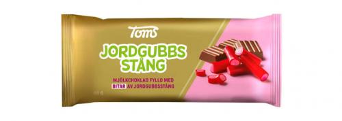 Toms Jordgubbsstng Choklad 80g Coopers Candy