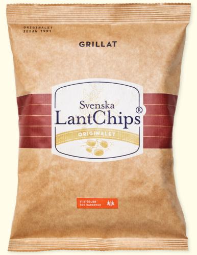 Lantchips Grillat 200g (BF: 2023-11-08) Coopers Candy