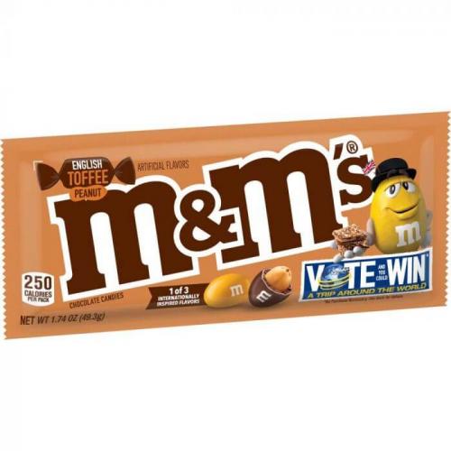 M&Ms LTD English Toffee Peanut 49g Coopers Candy