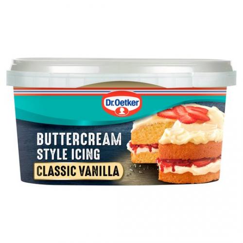 Dr Oetker Vanilla Buttercream Style Icing 400g Coopers Candy