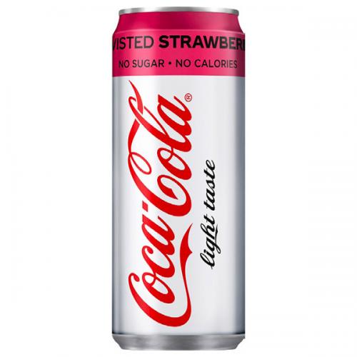 Coca-Cola Light Twisted Strawberry 33cl Coopers Candy
