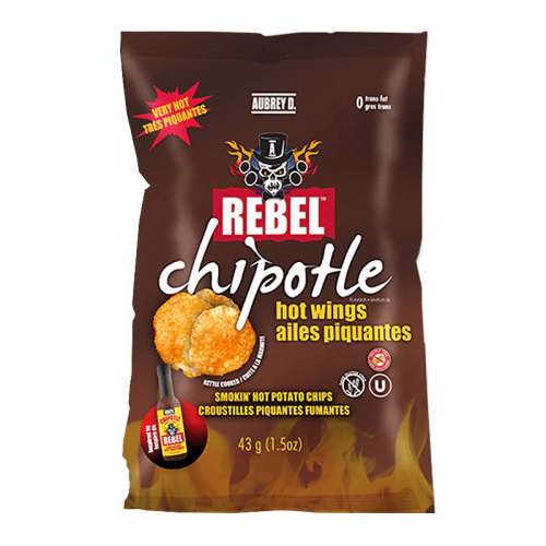 Aubrey D Chipotle Hot Wing Potato Chips 142g Coopers Candy