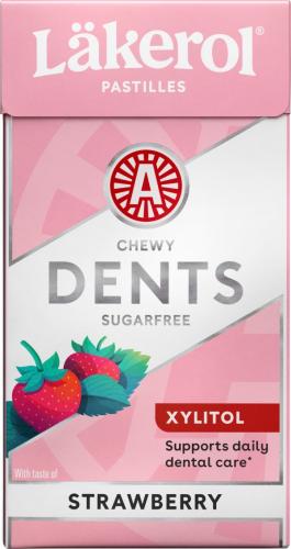 Lkerol Dents Strawberry 36g Coopers Candy