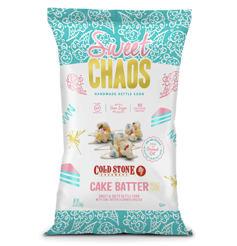 Sweet Chaos Cold Stone Cake Batter Popcorn 155g Coopers Candy
