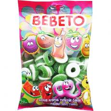 Bebeto Sura Äppelringar 1kg Coopers Candy