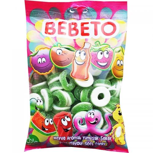 Bebeto Sura ppelringar 1kg Coopers Candy