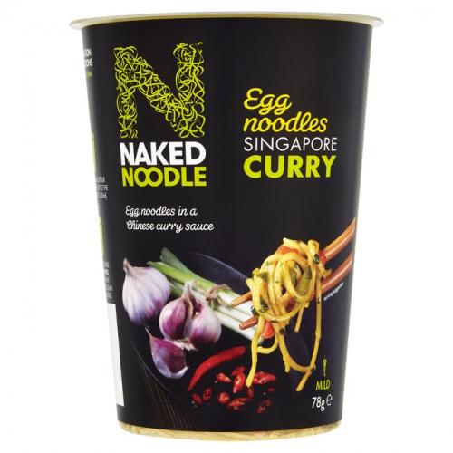 Naked Noodle Singapore Curry Noodle Pot 78g Coopers Candy