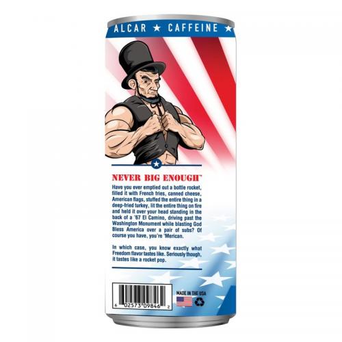 Merica Energy Red White & Boom - Freedom 480ml Coopers Candy