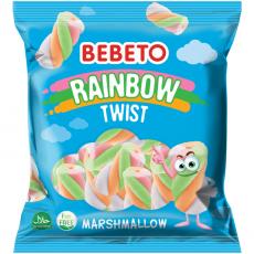 Bebeto Rainbow Twist Marshmallow 60g Coopers Candy