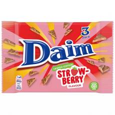 Daim Strawberry 3-pack 84g Coopers Candy