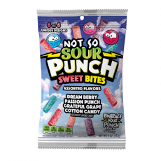 Sour Punch Bites Not So Sour Sweet Bites Assorted Flavors 142g Coopers Candy