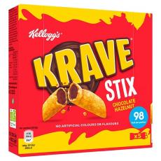 Kelloggs KRAVE Chocolate Hazelnut Stix 102g Coopers Candy