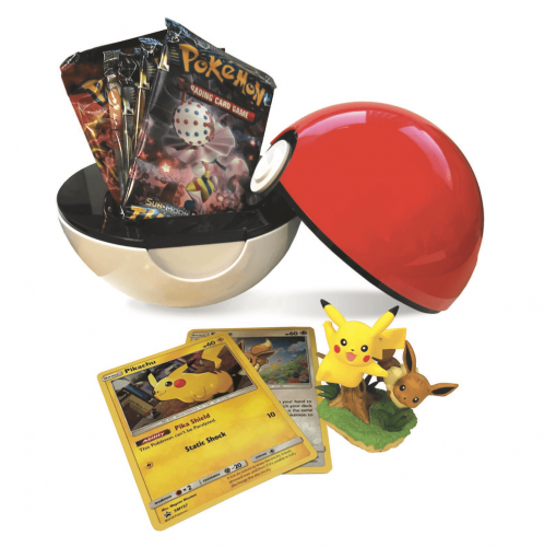 Poke Box Pikachu & Eevee PokeBall Box Coopers Candy