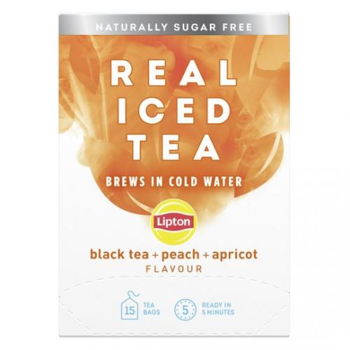 Lipton Real Iced Black Tea Peach & Apricot Coopers Candy
