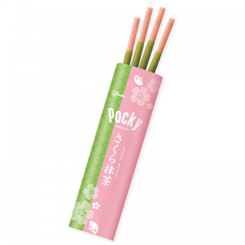 Pocky Sakura Matcha 8-Pack 101.6g Coopers Candy