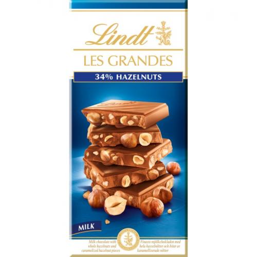Lindt Les Grandes Ljus Hasselnt 150g (BF:2022-09-30) Coopers Candy