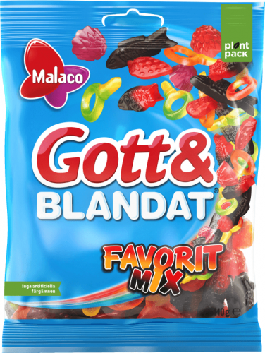 Malaco Gott & Blandat Favoritmix 140g Coopers Candy